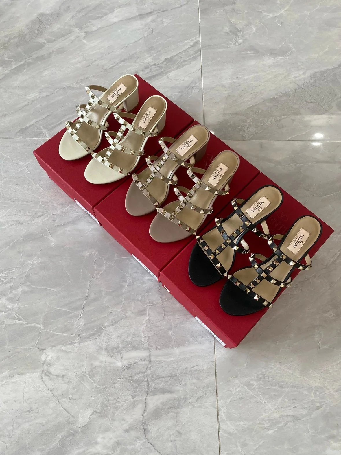 Valentino Garavani Casual Shoes Pointed-Toe Studded Ballet Flats image 6