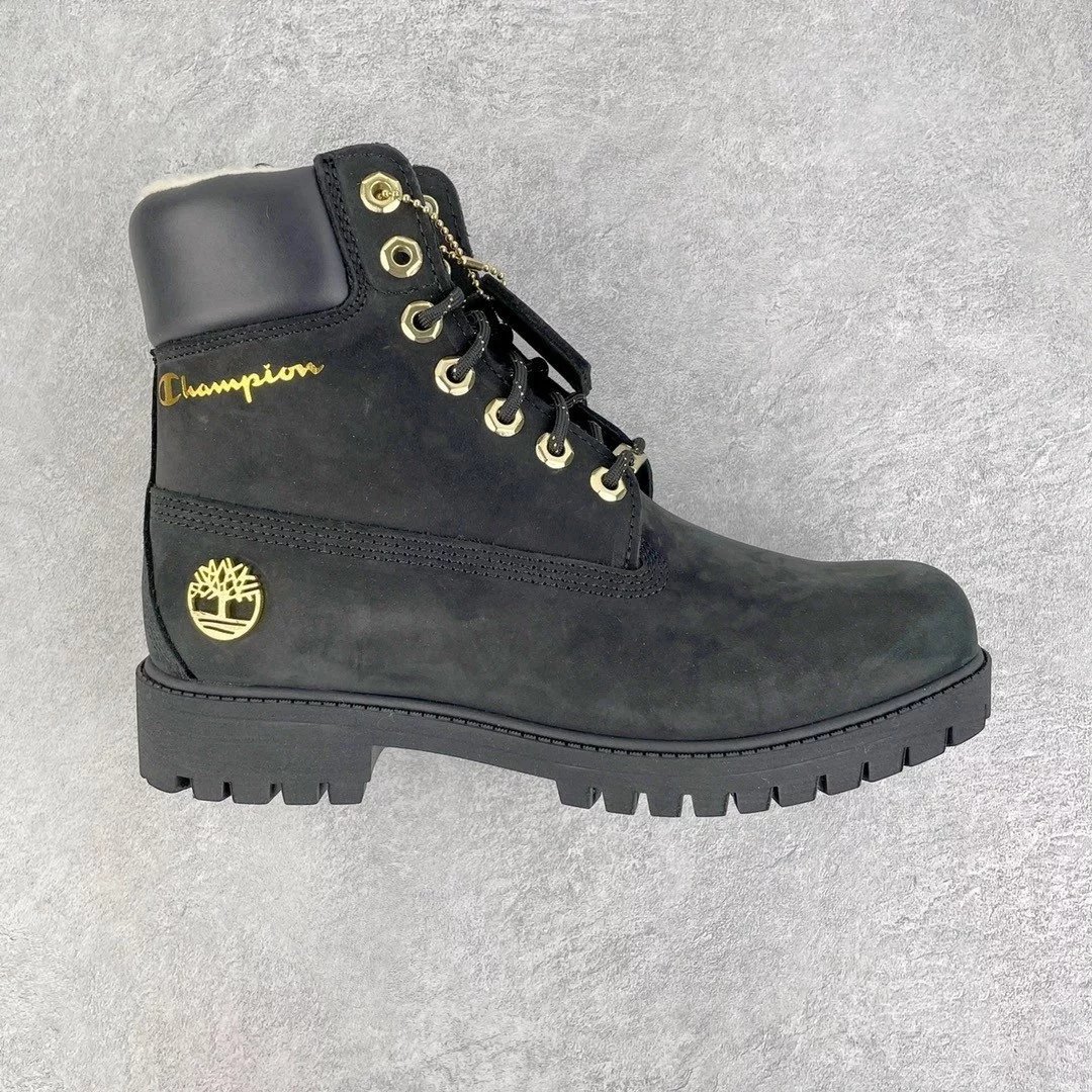Timberland Boots Lace-Up Ankle with Lug Soles — black