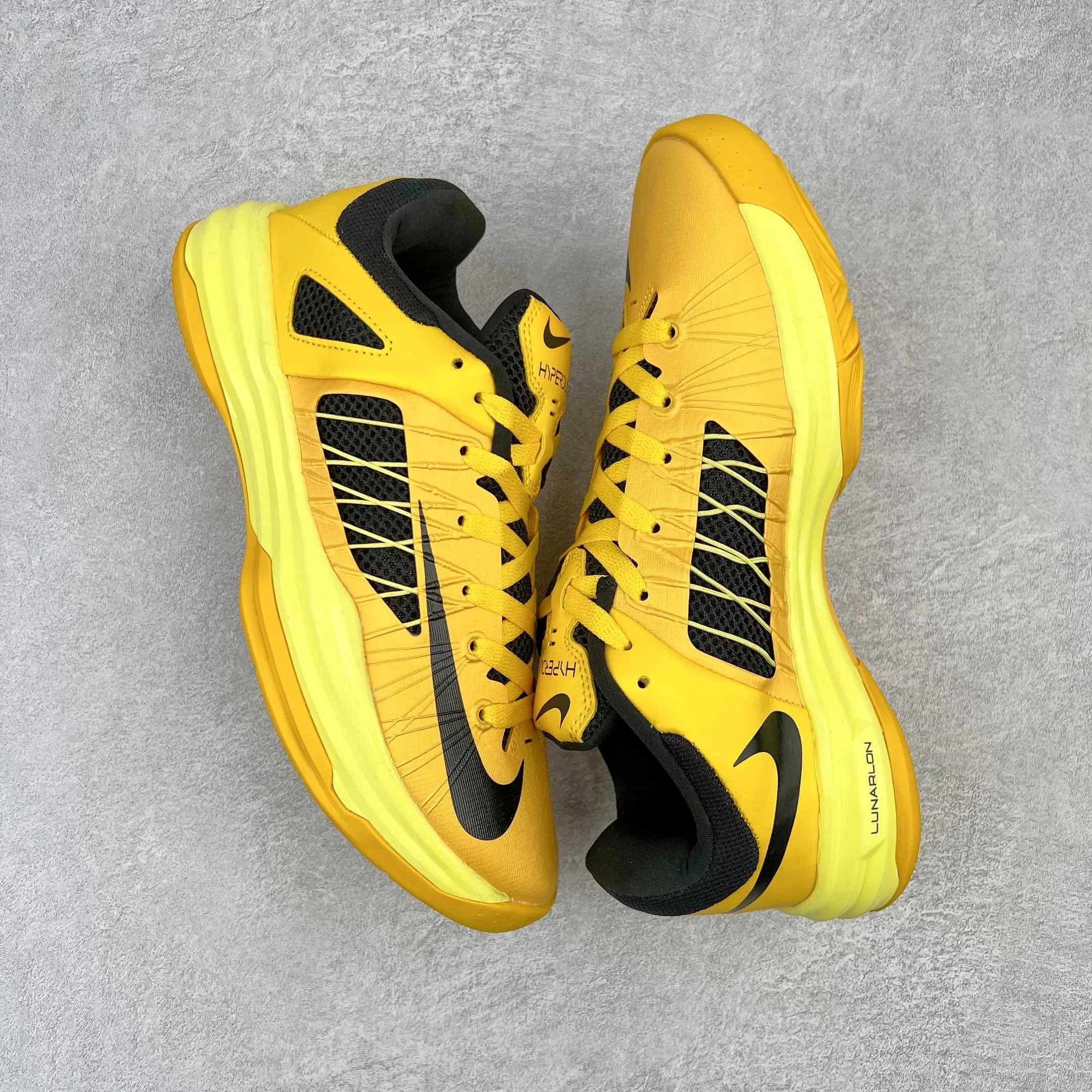 Nike Sneakers Lunar Hyperdunk 2012 basketball shoes — Black and Yellow Bruce Lee