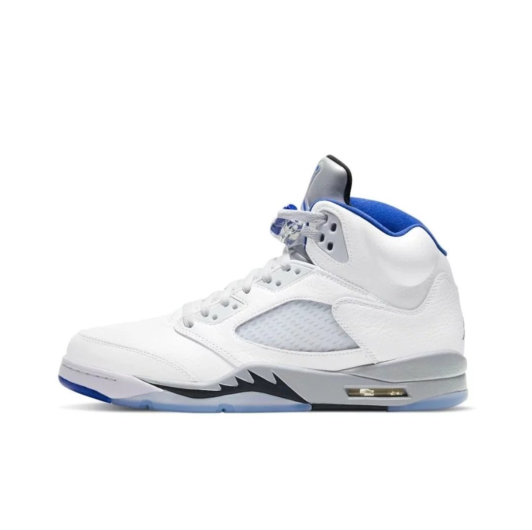 Jordan Sneakers Air 5 Basketball — White and blue DD 0587-140