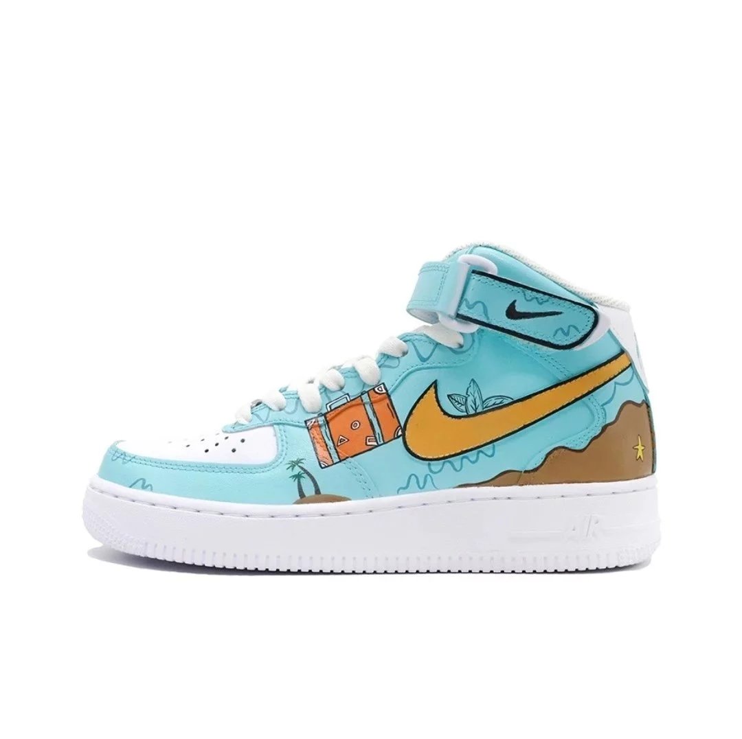 Nike Sneakers Air Force 1 High — Tiffany Green South Coast CW 2289-111