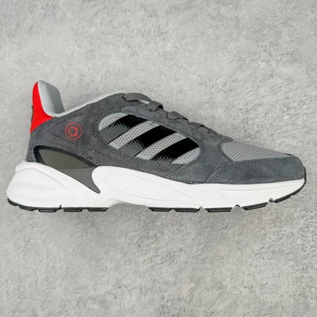 Unbranded Sneakers Retro low-top lace-up with three-stripe side panels product detail image 1