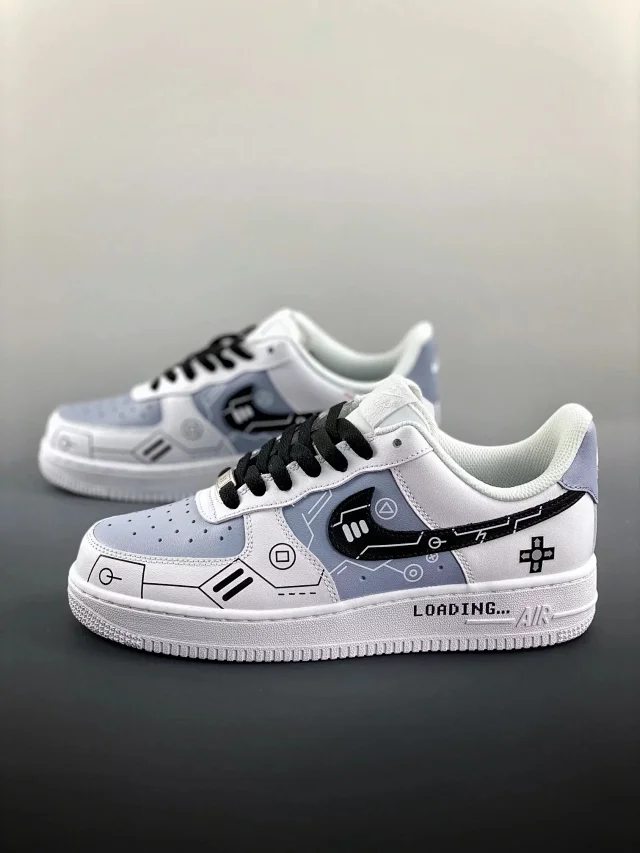Nike Sneakers Air Force 1 low-top with graphic Swoosh designs product detail image 8