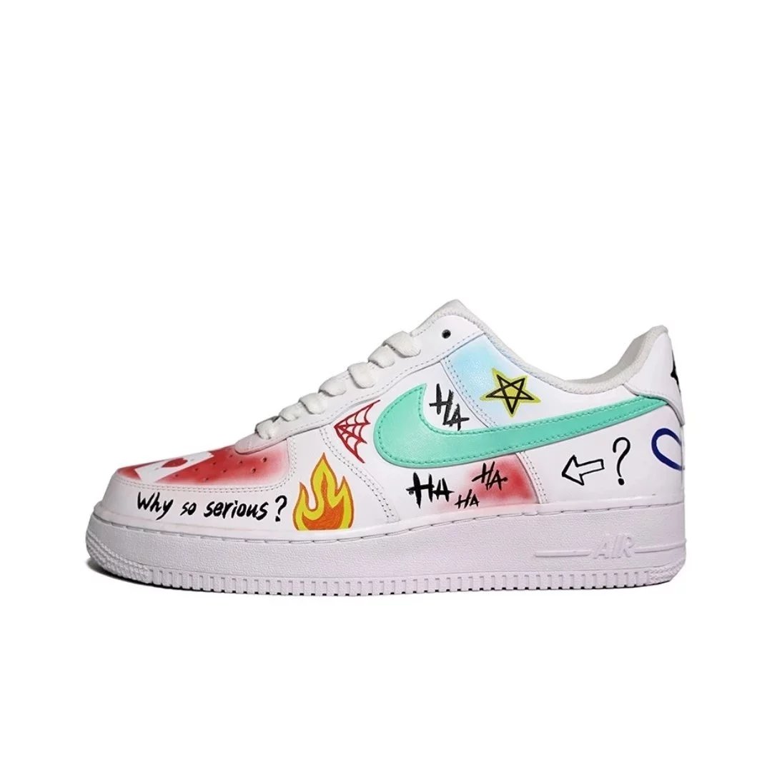Nike Sneakers Air Force 1 '07 Low Two-Dimensional — Graffiti April Fool's Day