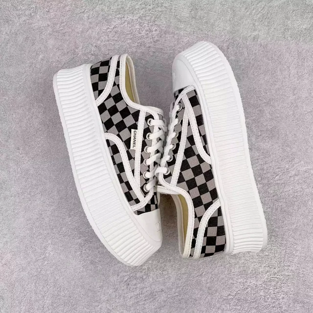 Chanel Sneakers Platform Tweed product detail image 3