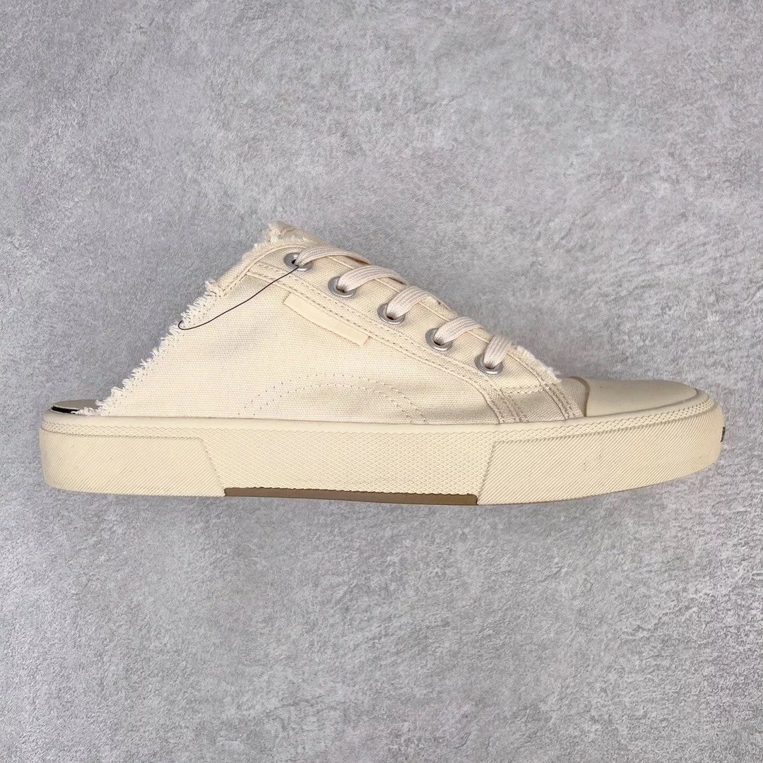 Unbranded Sneakers Distressed Denim Lace-Up — White Half Torr