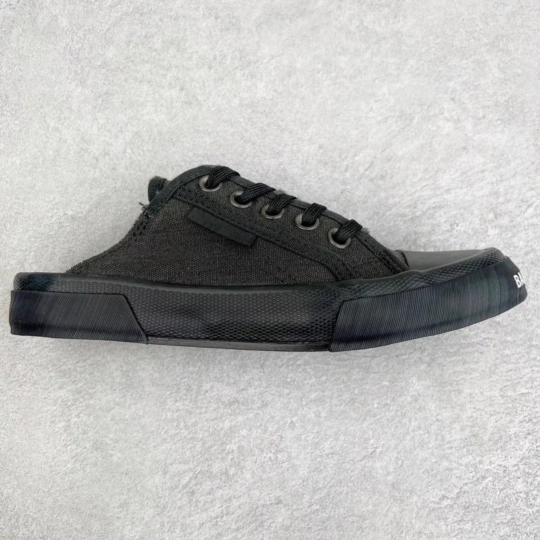 Unbranded Sneakers Distressed Denim Lace-Up — black half-tray