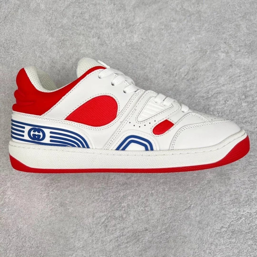 Gucci Sneakers Basket low-top — white red light blue