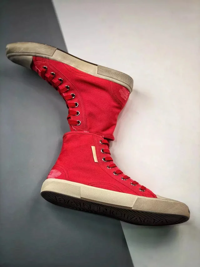 Unbranded Sneakers Distressed Denim Lace-Up product detail image 5