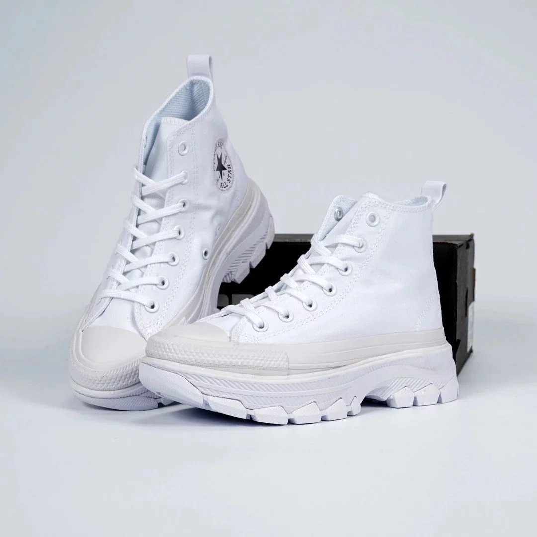 Converse Sneakers All Star 100 Trekwave H platform canvas — White high-top