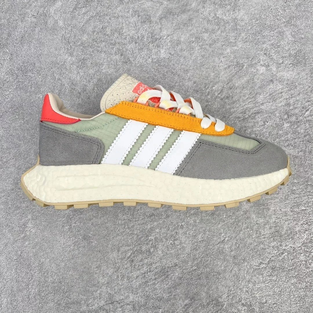 Adidas Sneakers Retropy E5 — brown green red tail
