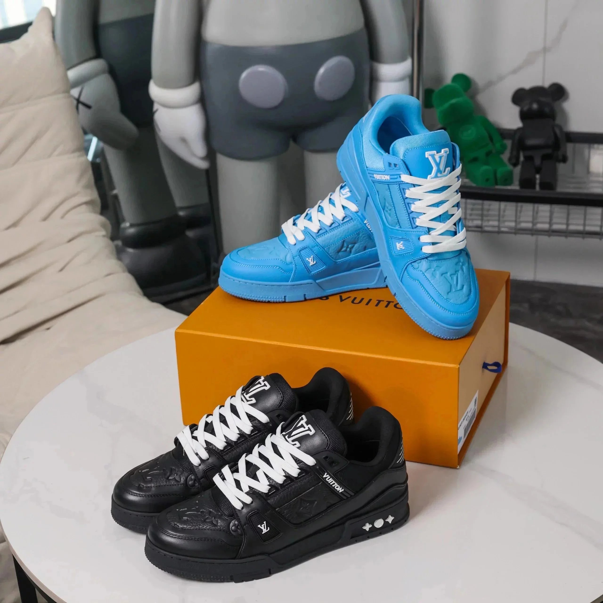 Louis Vuitton Sneakers Monogram Leather Low-Top image 2
