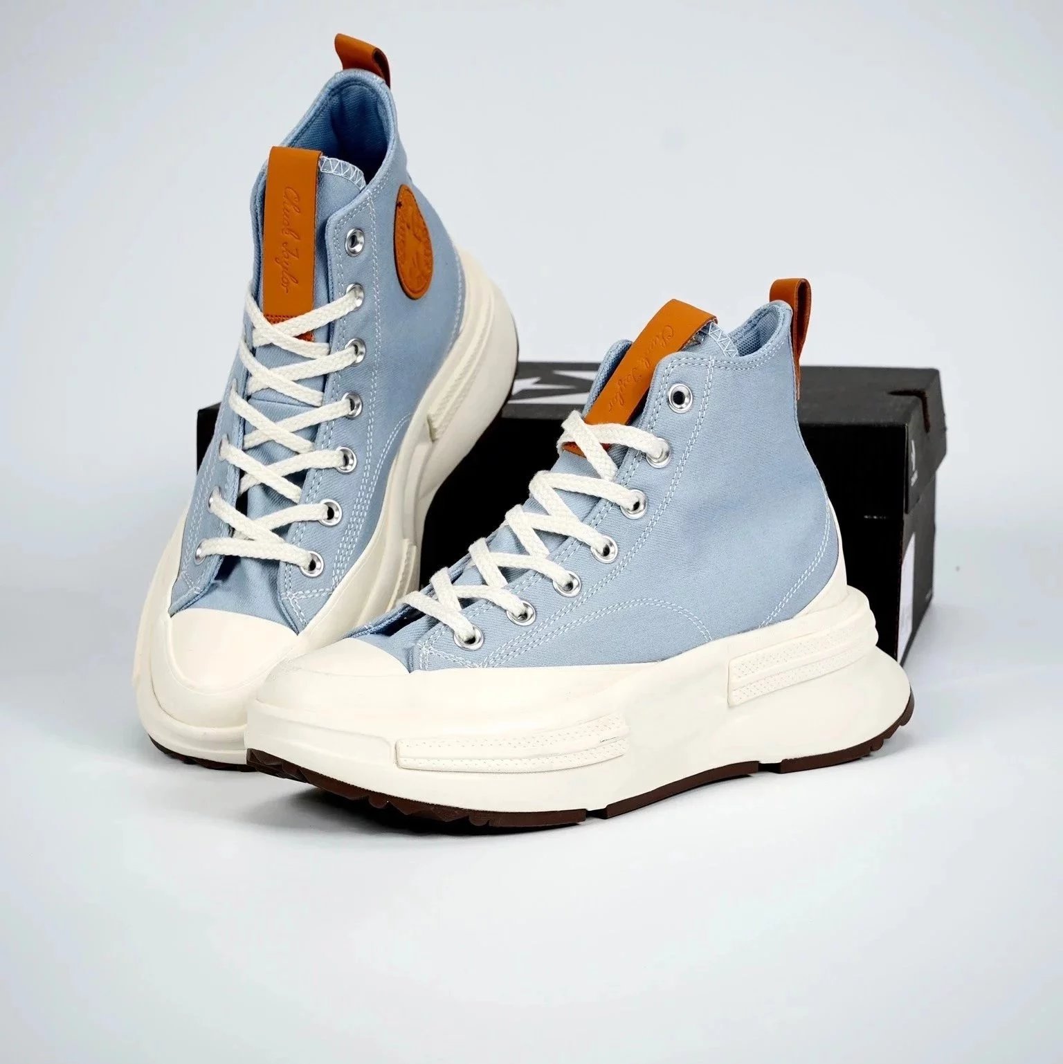 Converse Sneakers All Star 100 Trekwave H platform canvas — Denim blue