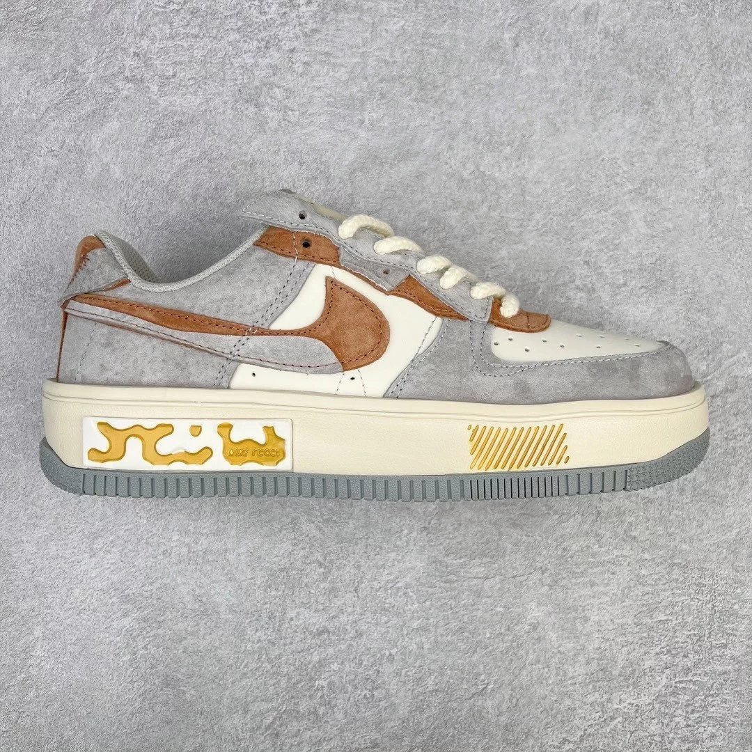 Nike Sneakers Air Force 1 Low Graphic — Gray-brown