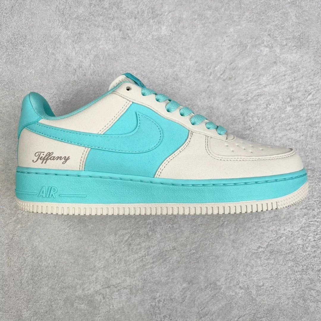 Nike Sneakers Air Force 1 Low Graphic — white tiffany green