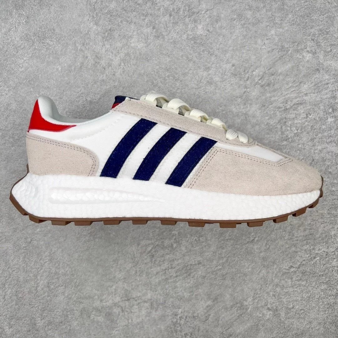 Adidas Sneakers Retropy E5 — White, blue, and pink