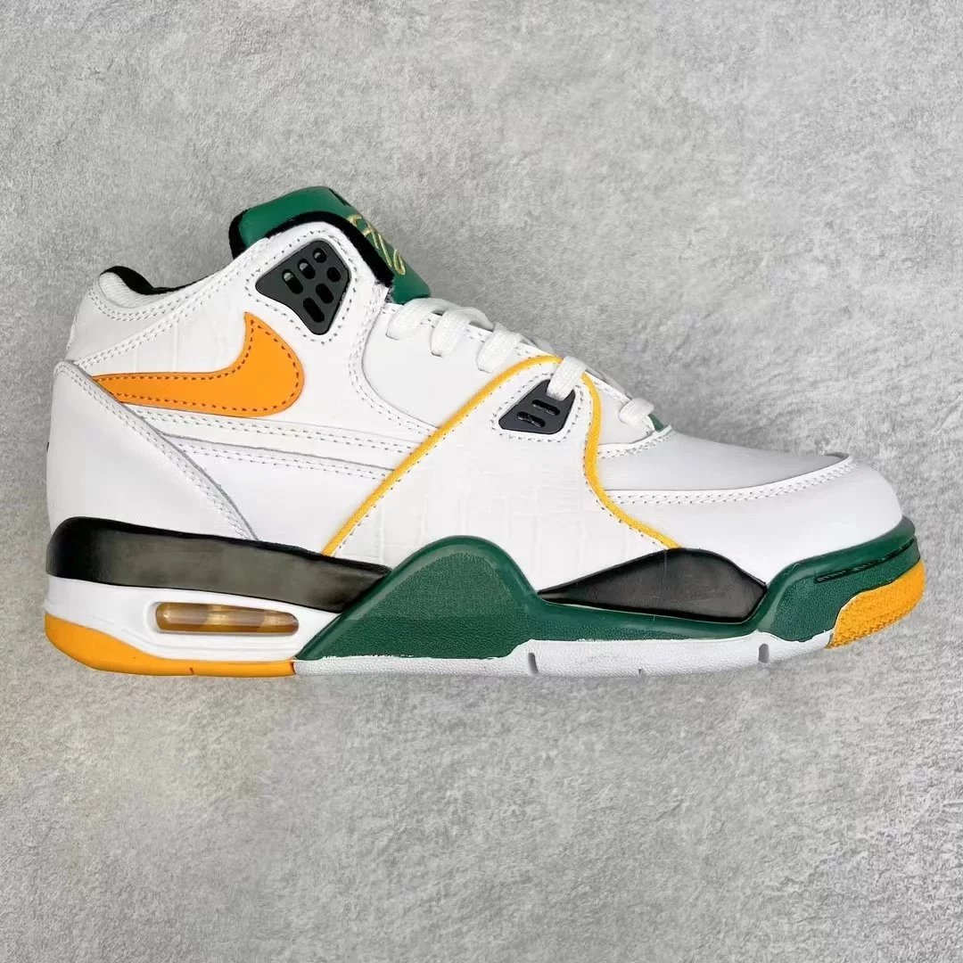 Nike Sneakers Air Flight 89 — White yellow green