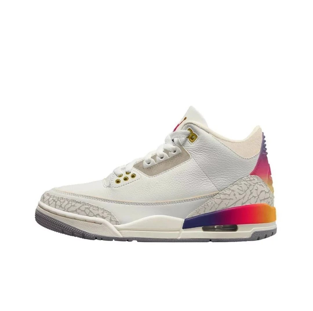 Jordan Sneakers Air 3 — White, blue, and red FN0344-901