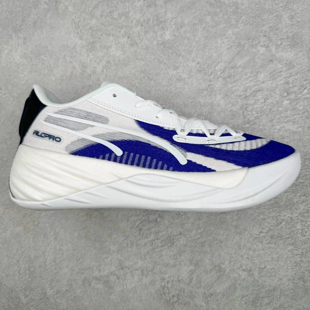 ALPRO Sneakers Low-Top Basketball — White and blue
