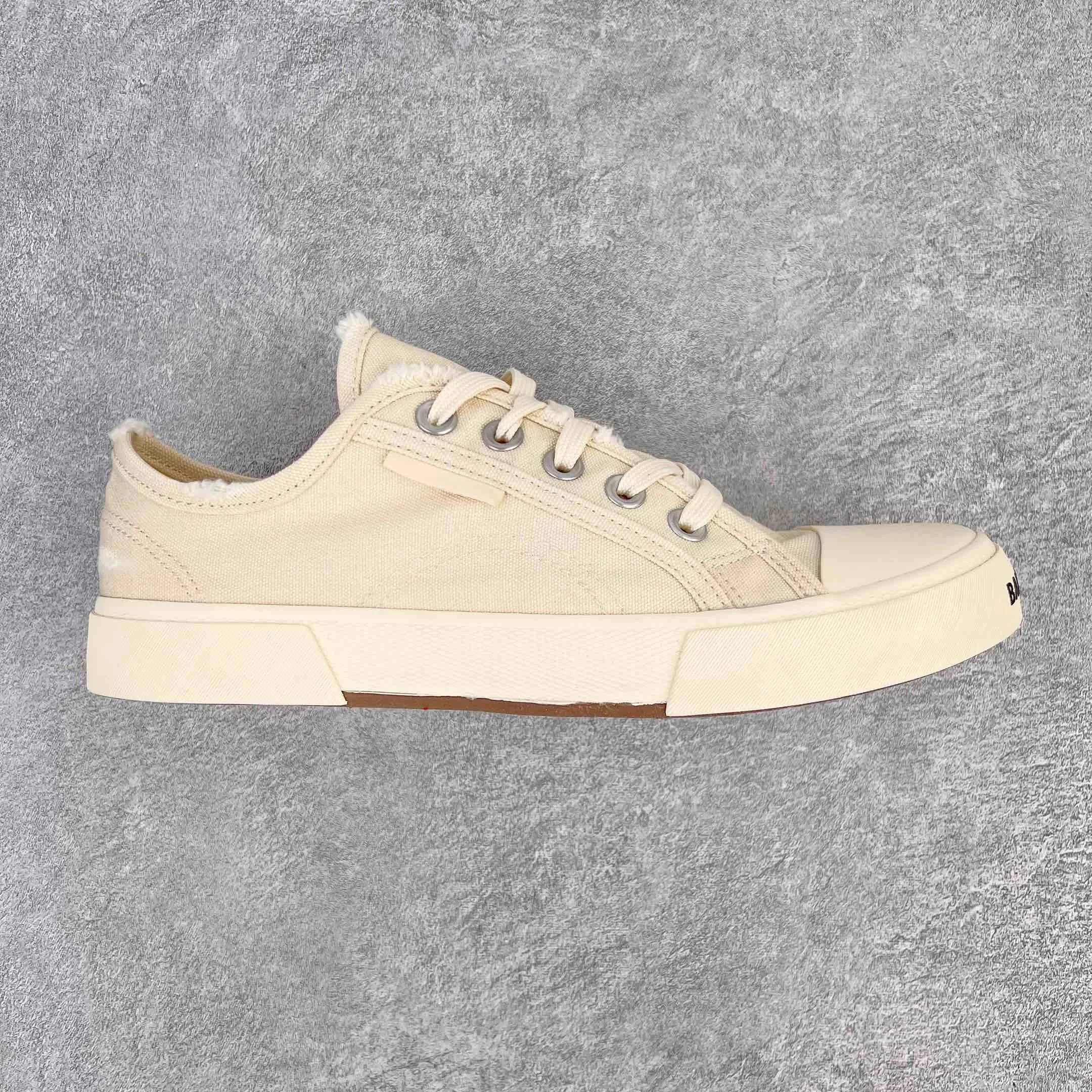 Unbranded Sneakers Distressed Denim Lace-Up — White, low-top