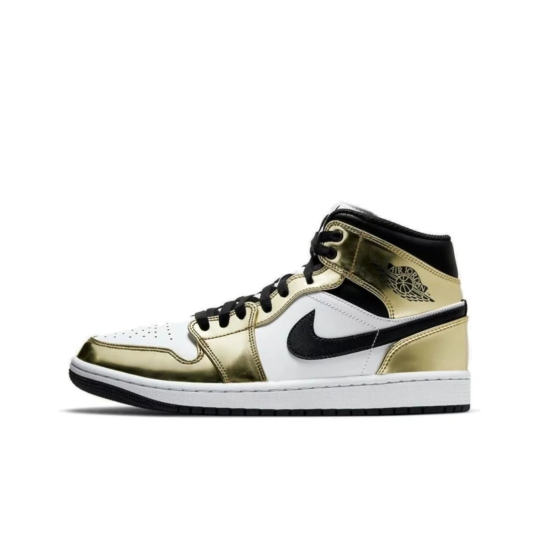 Nike Sneakers Air Jordan 1 Mid — liquid gold DC 1419-700