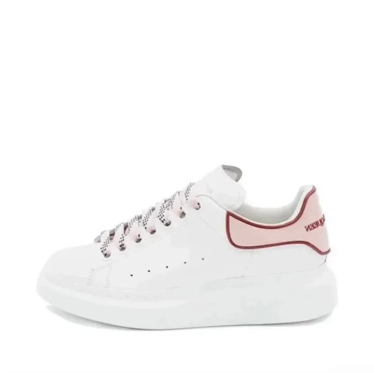Unbranded Sneakers Chunky platform lace-up — Pink tail 621056 WHXMT 9633