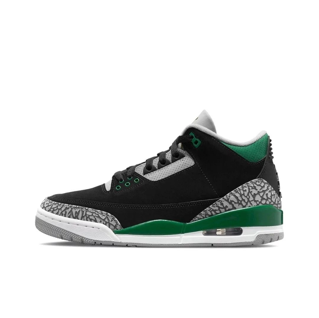 Jordan Sneakers Air 3 — Black and Green CT8532-030