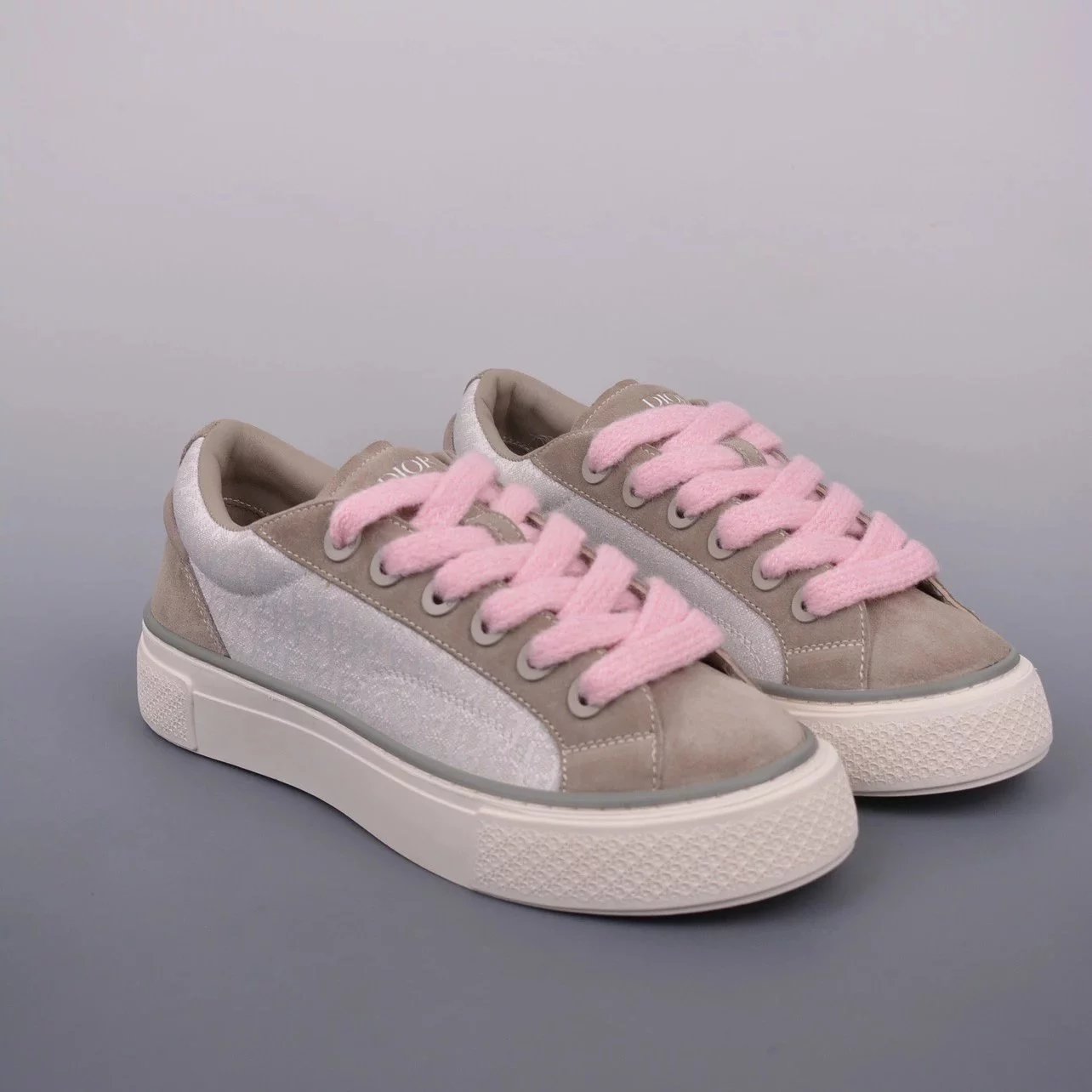 Dior Sneakers B33 Low-Top — Gray pink