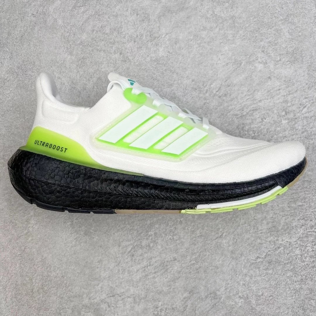 Adidas Sneakers Ultraboost Light — Black, white, and green