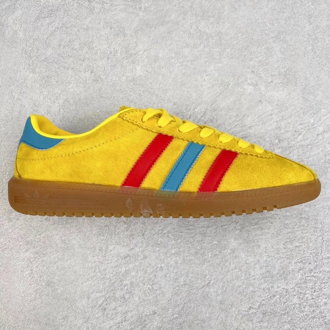 Adidas Sneakers Bermuda three-stripe low-top — yellow red blue 1