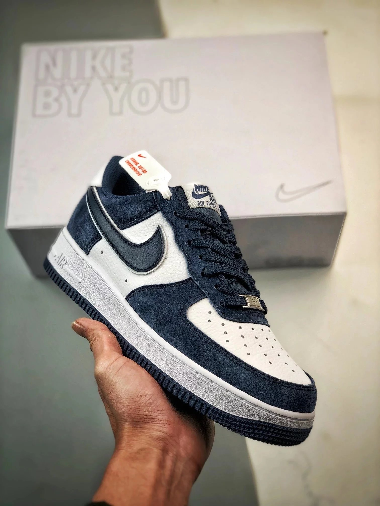 Nike Sneakers Air Force 1 Low — White Deep Blue