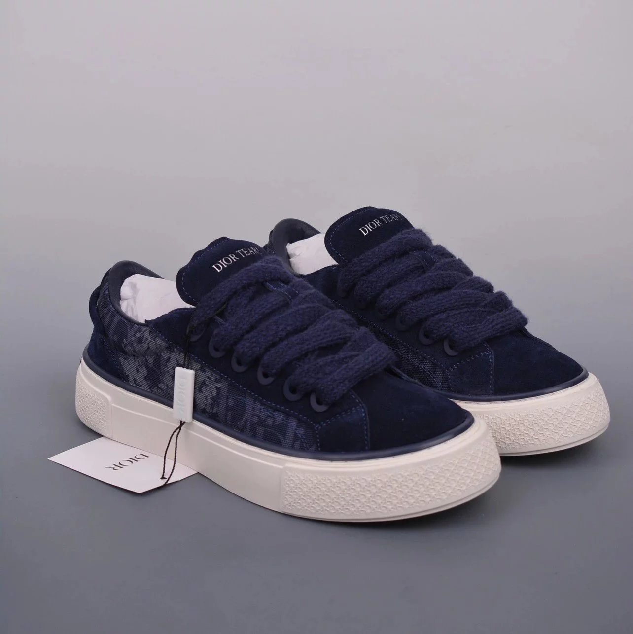 Dior Sneakers B33 Low-Top — Navy blue