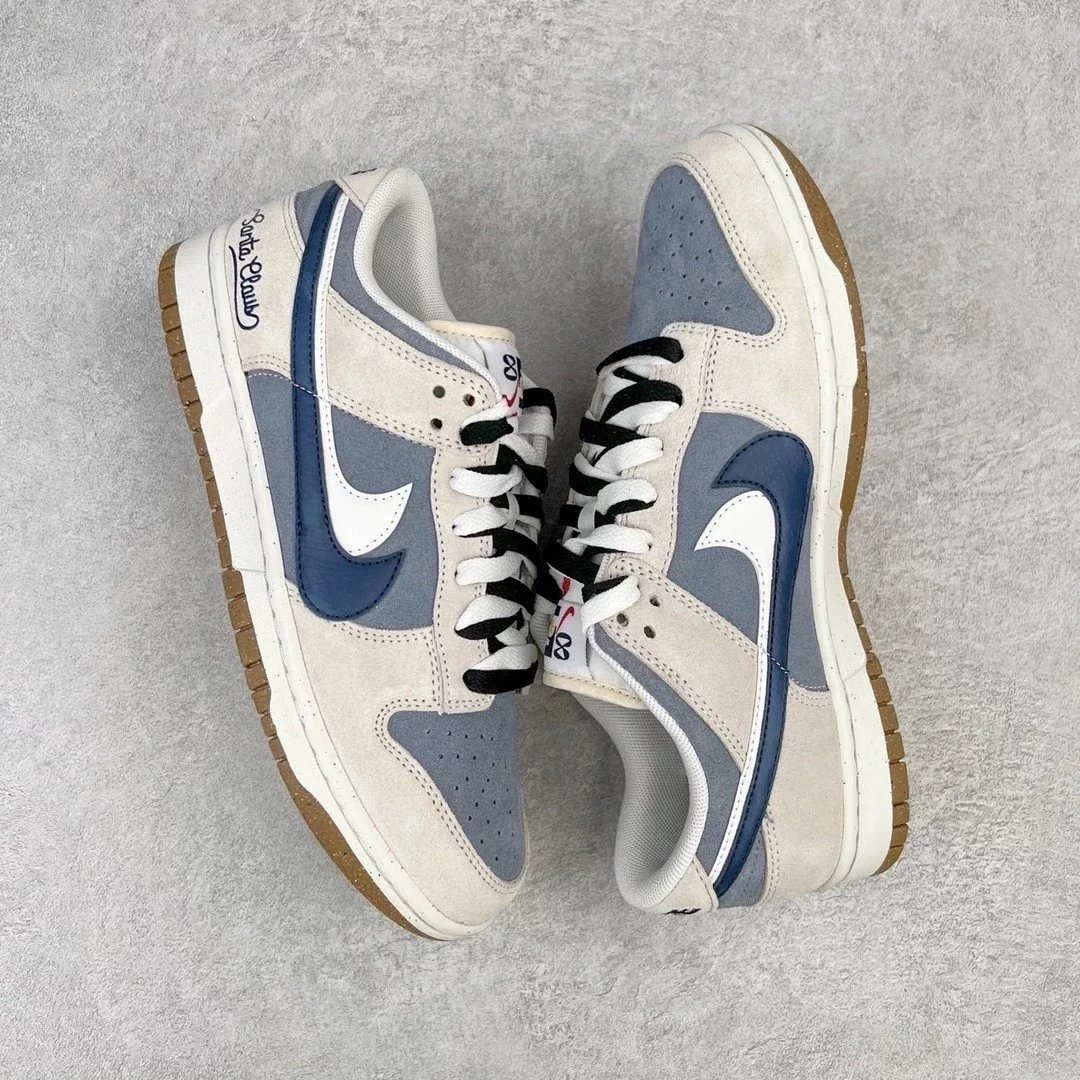 Nike Sneakers Dunk Low SE 85 Double Hook Deconstruction — Beige-gray