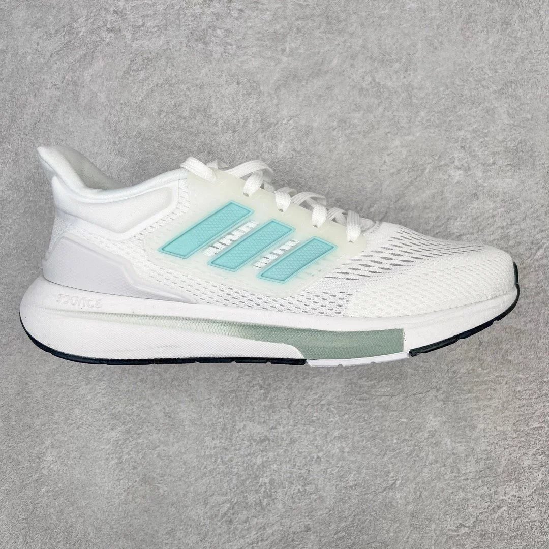Adidas Sneakers EQ21 Run — White and green