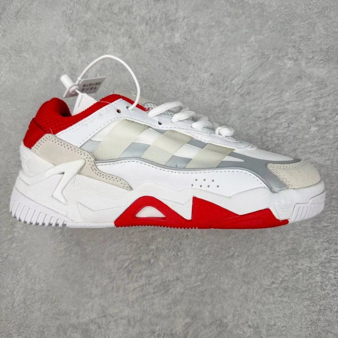 Adidas Sneakers Niteball — White and red