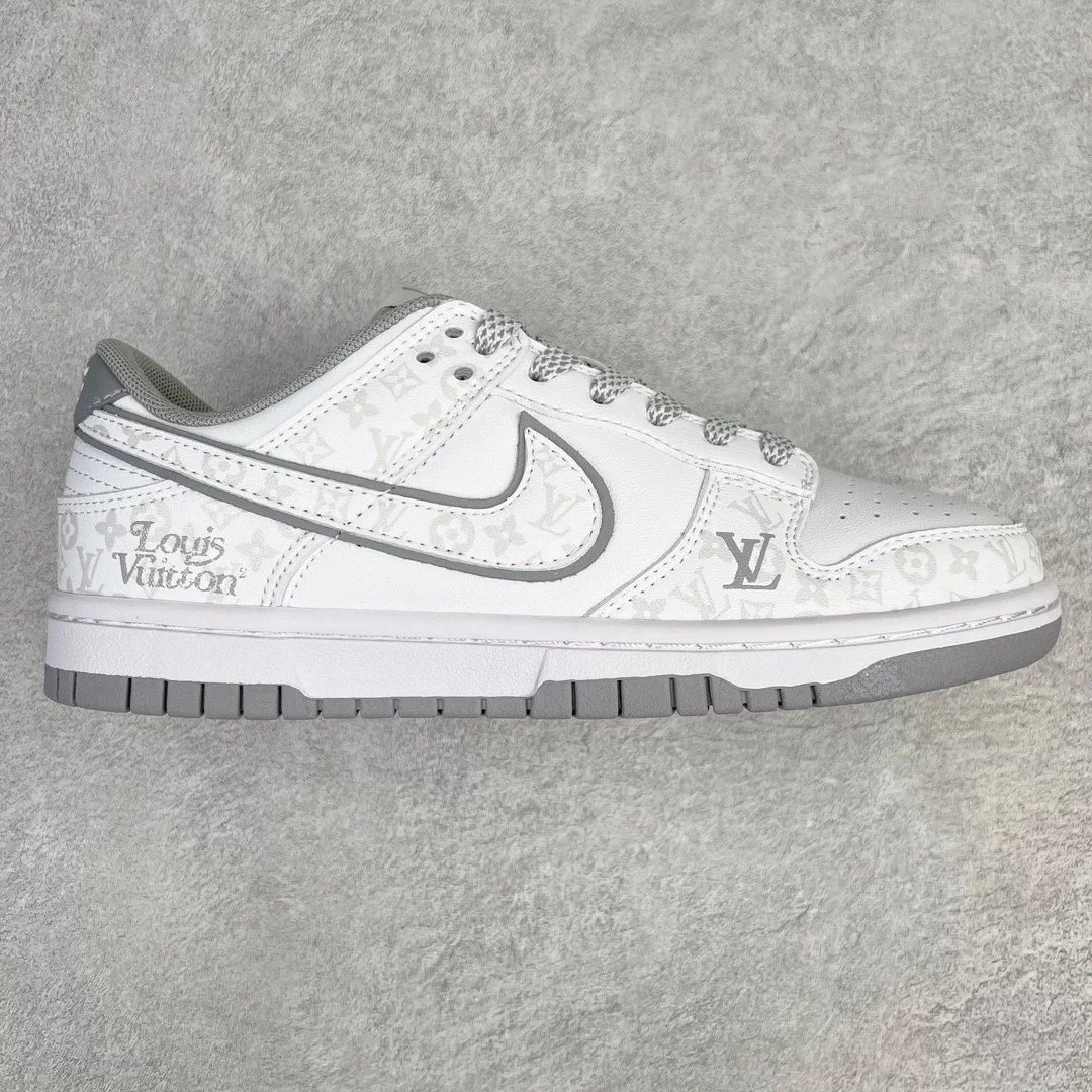 Nike Sneakers Dunk Low custom low-top — Whitewash