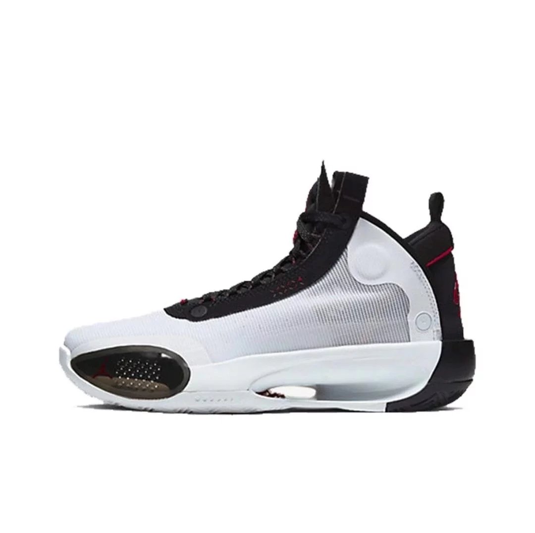 Jordan Sneakers Air XXXIV Basketball Shoes — White and red BQ 3384-100