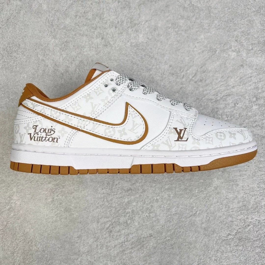 Nike Sneakers Dunk Low custom low-top — White-brown