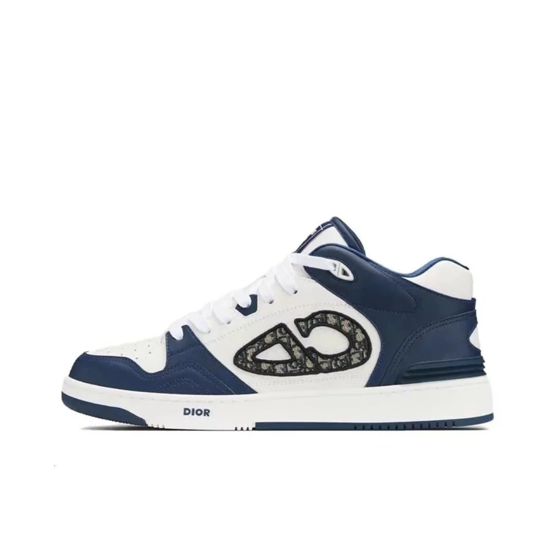 Dior Sneakers B57 high-top — Blue and white 3 SH141ZXU_H 553