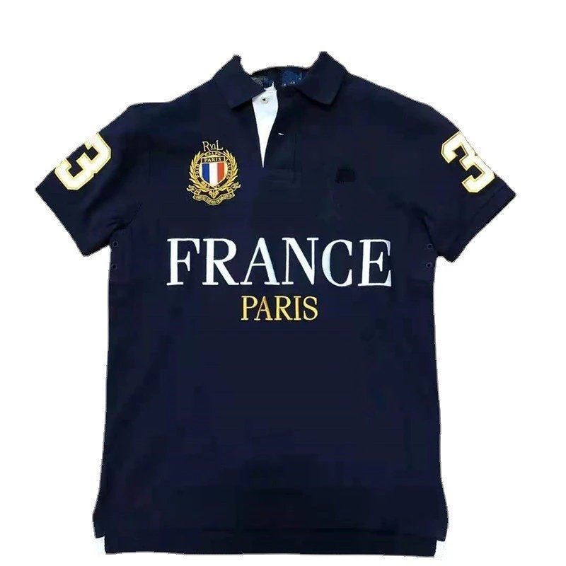 France Paris Navy Polo Shirt