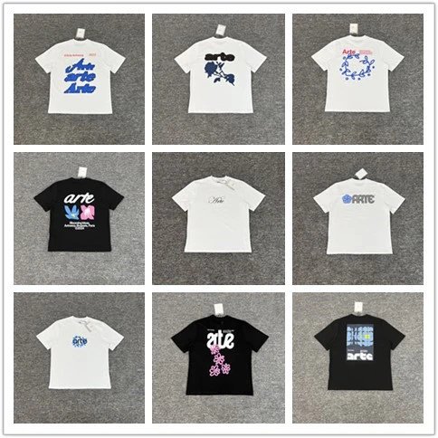 ARTEEEE Letter Print Crewneck T-Shirt