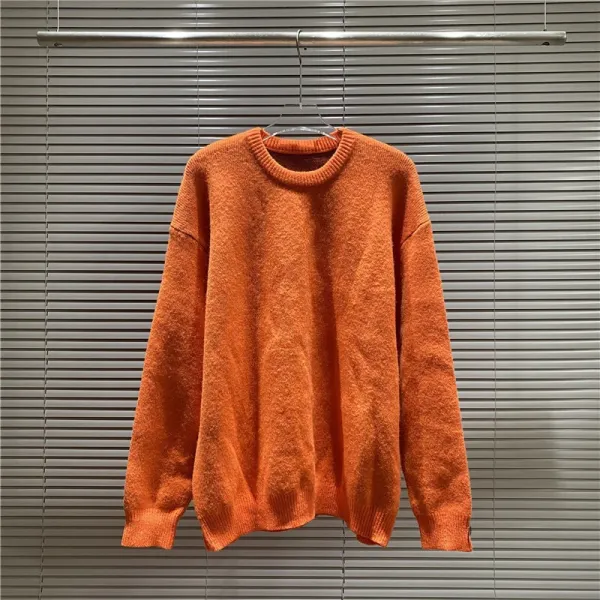 Design Oversized Crewneck Knit Sweater in Charcoal Gray - 5