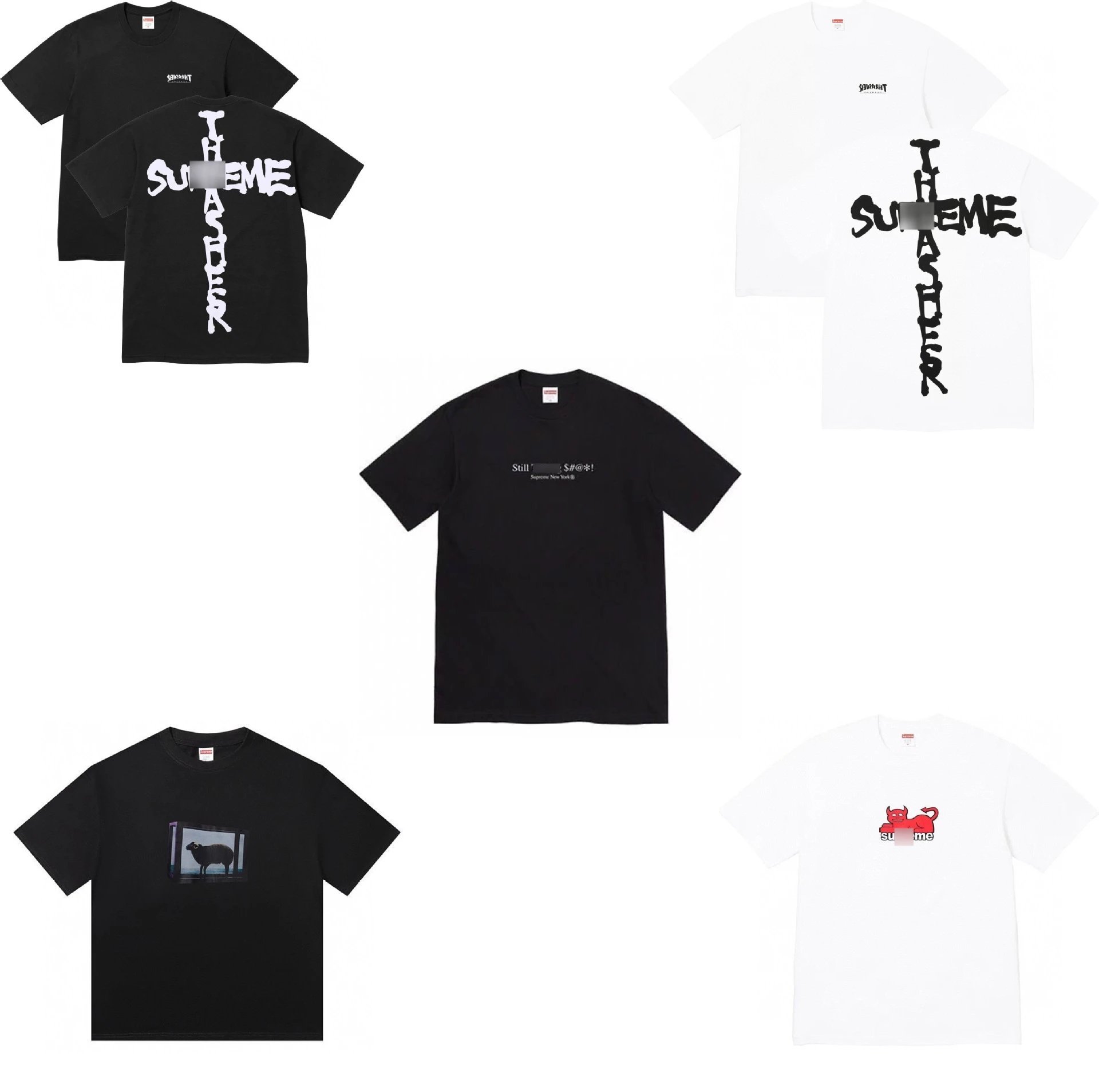 Supreme Paint Print T-Shirt