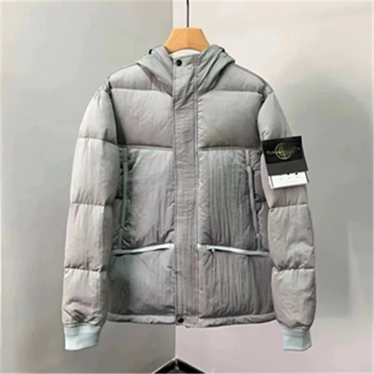 Nylon Hooded Quilted Jacket photo 3