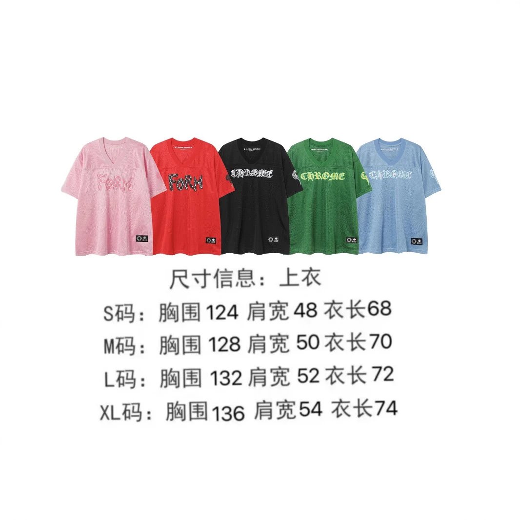 2025 Spring Summer New Arrival Cross-Border CH Mesh Arm Cross Print Long Sleeve Short Sleeve Hockey Jersey Set