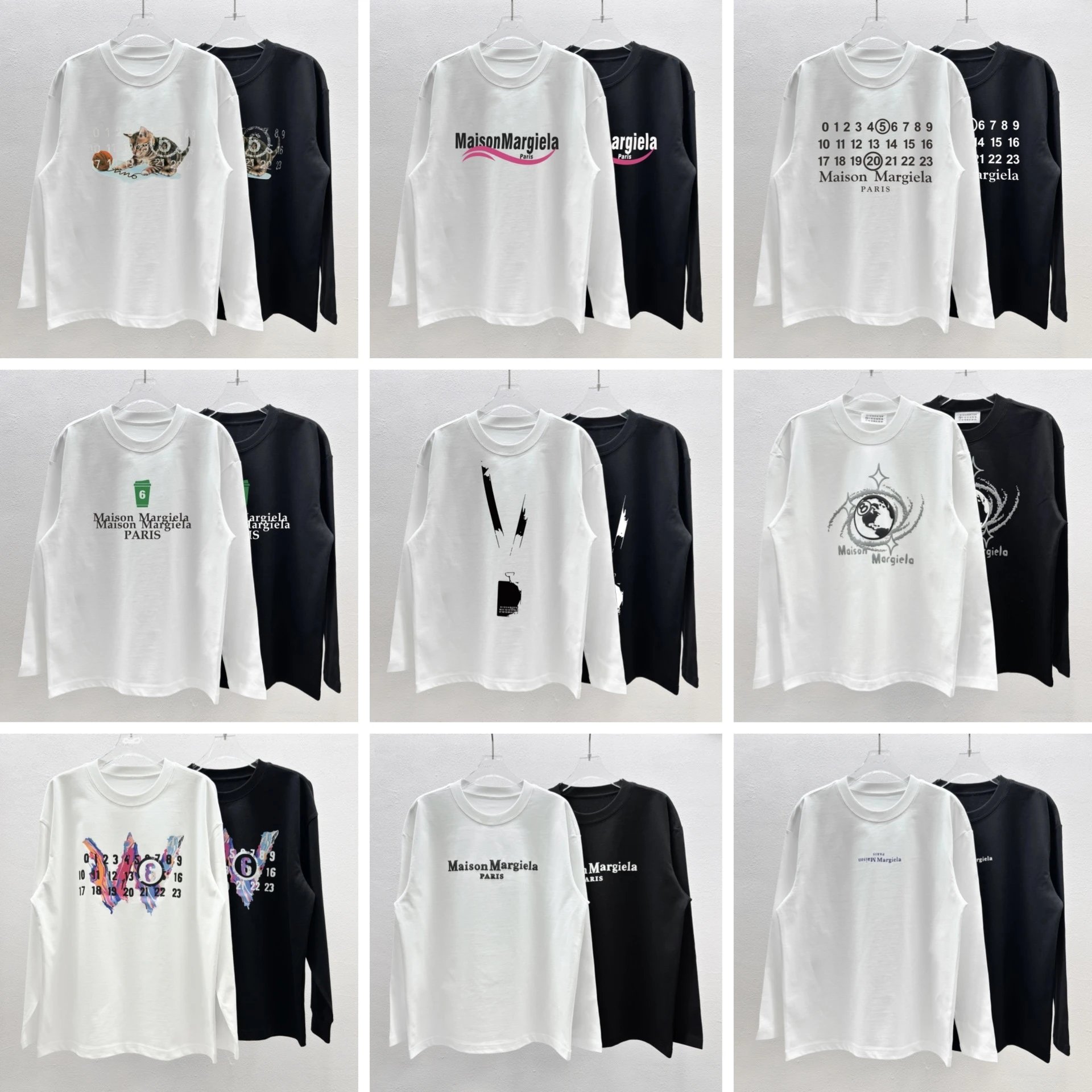 Alo Maison Margiela Long-Sleeve Graphic T-Shirt