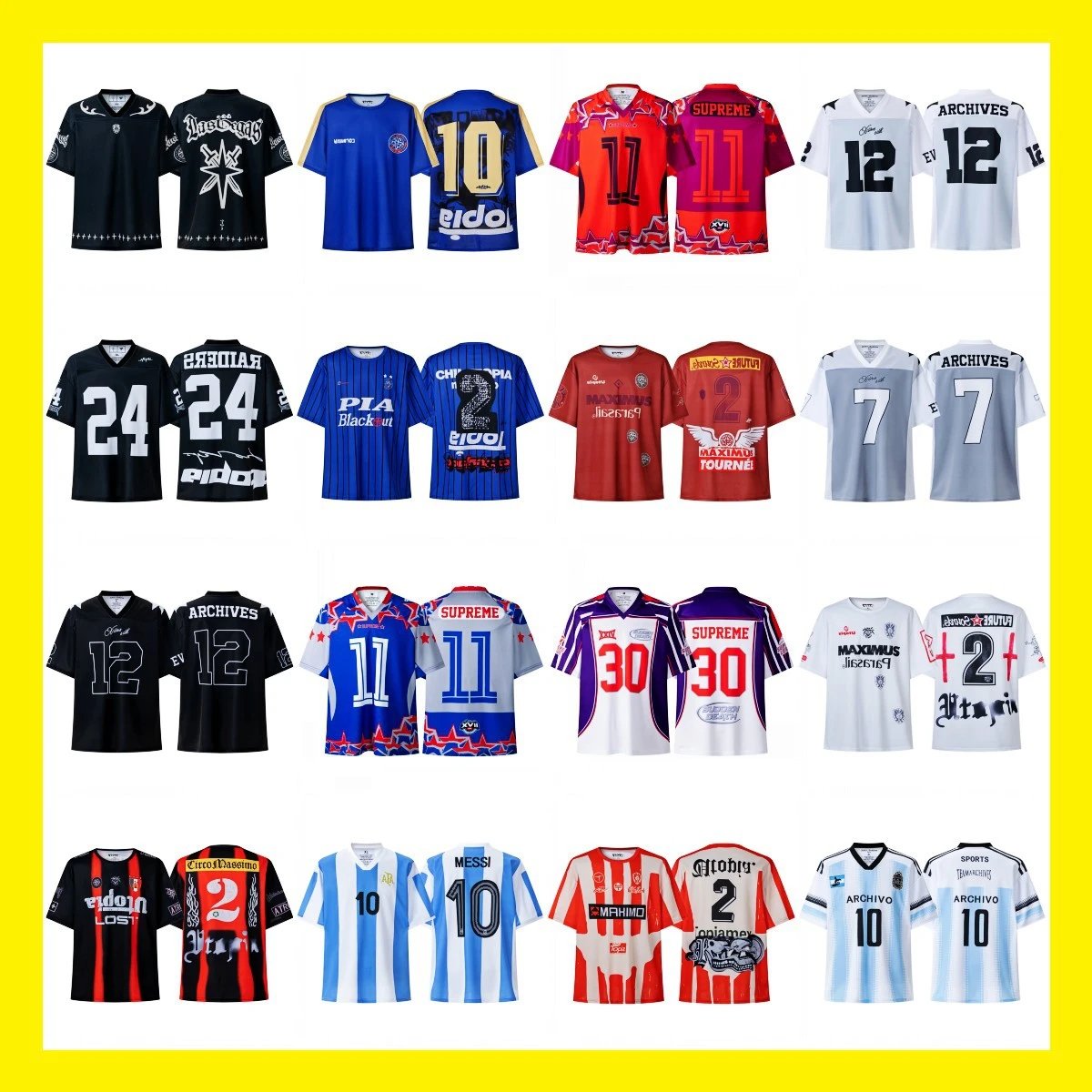 Various Brand Football/Soccer Jerseys T-Shirt