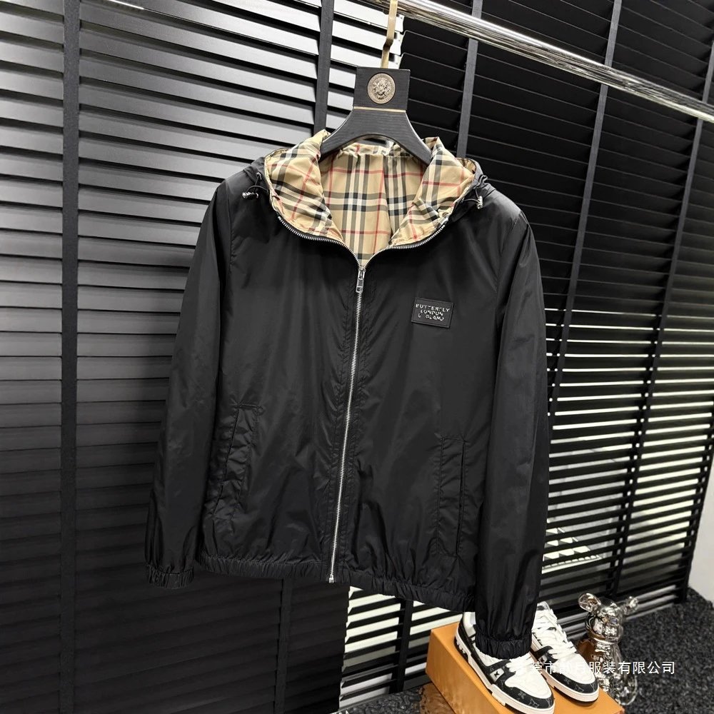 Checkered Hooded Jacket