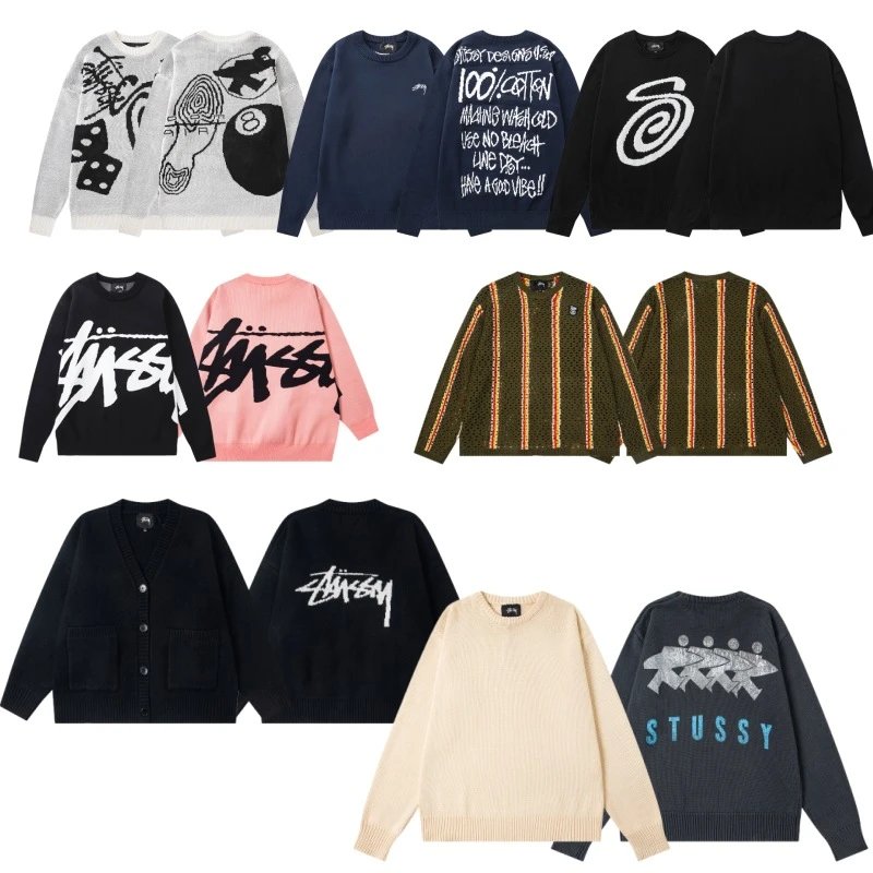 Stussy Logo Knit Sweater
