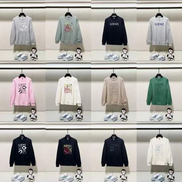 Loewe Anagram Pocket Sweatshirt Beige Hoodie - 3